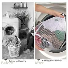 1/3PCS 洗衣网、洗衣机用网状洗衣袋、大号耐用旅行洗衣袋、洗衣机用洗衣袋、带抽绳的洗衣袋，适用于衬衫、内衣、胸罩、袜子等。