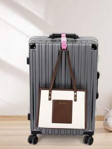 1/2/5 件彩色可调节行李带，便携式旅行行李带，带释放扣，旅行配件，携带方便，适用于汽车和户外旅行，防丢失行李标签带，夏季旅行必需品，锻炼，学校用品，露营，节日必需品，度假，巡航 - 彩色 - 查看 5