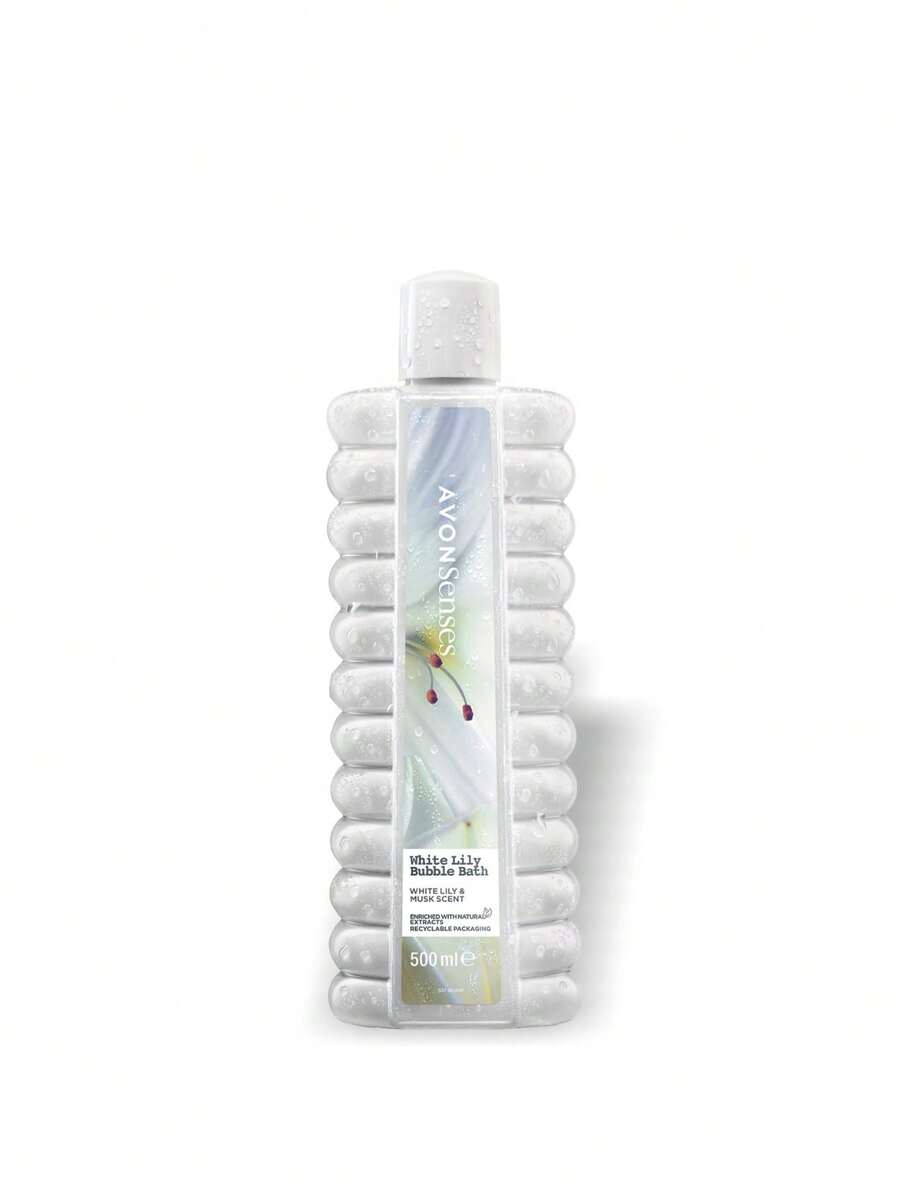Avon Senses White Lily Bubble Bath 500 Ml - White - View 1