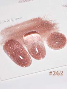 12 件 2025 新款情人节礼物春夏冰糖碎钻细闪星光闪耀炫彩梦幻精致透明凝胶指甲油，夏季色彩搭配细磁粉用于美甲，搭配底漆和面漆，需要紫外线，植物基凝胶 12 色套装适合初学者、家庭、办公室、通勤、约会、无病毒，沙龙级风格，可保持 28 天。