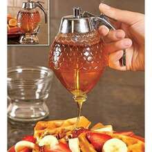 Meleira Honey Dispenser Pot For Silver Color Honey - Prata - Visão 4