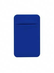 1 pieza Soporte universal de tarjetas para teléfono con pegatina, aplicable a varios modelos de teléfonos para almacenar tarjetas como tarjetas de autobús, tarjetas bancarias, tarjetas de identificación o monedas para evitar la pérdida de tarjetas