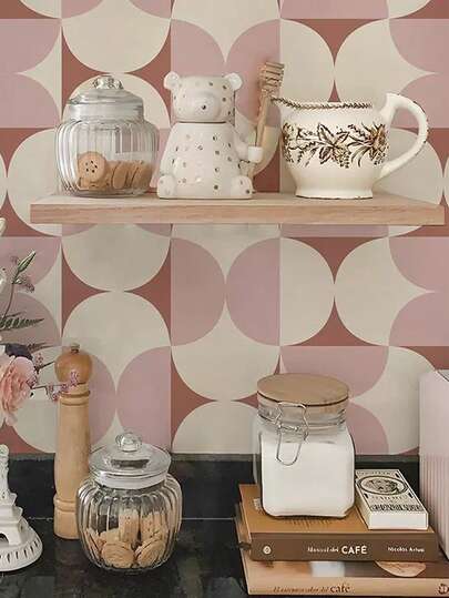 10 件 - 7.87 * 7.87 英寸/20x20 厘米防水几何拱形厚纹理即撕即贴厨房防溅贴纸，适用于厨房墙砖贴花