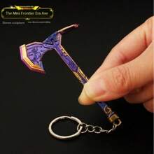 2025 New Mini Borderlands Era War Axe Keychain Pendant, Suitable For Teenagers, Adults, Couple Gifts, Promotional Items For Advertising, Conference, Welfare, Festival, Graduation, Independence Day, Back To School