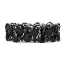 4pcs/Set High-End Tassel Jewelry Set Includes Necklace, Earrings, Bracelet, Ideal For Brides, Weddings And Parties - Black - View 6
