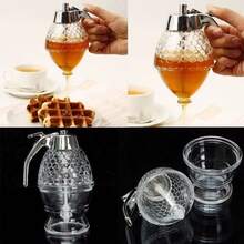 Meleira Honey Dispenser Pot For Silver Color Honey - Prata - Visão 3