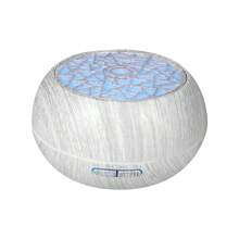 Family Sized 550ml Ultrasonic Diffuser  Wood Grain Design, Remote Operation, 7 LED Mood Lights  6