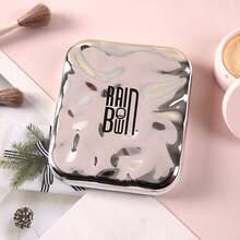 1pc Foldable Lighted Makeup Mirror - Portable Vanity Mirror With Lights, Suitable For Dressing Room, Bathroom, Travel | Cute Small Square Mirror (9x8cm) - Great For Women, Home Decor And Holiday Gifts - Multicolor - View 7