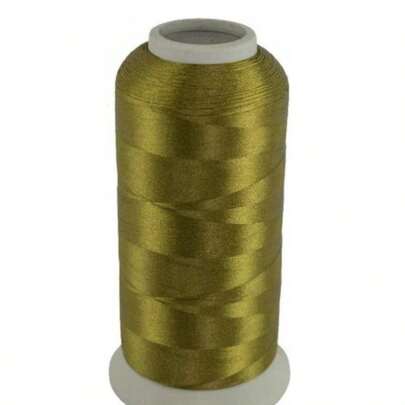 LINHA DE POLIESTER PARA COSTURA E BORDADO DOURADO L-6527