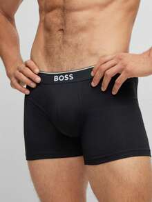 Hugo Boss Quần lót Boxer Power Boxer thường ngày dành cho nam BOSS 3 gói - màu đen - Xem 2