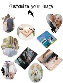 1pc Customizable Refrigerator Magnet - Personalized Photo Display, Handcrafted Style, Flexible & Wall-Mountable, Ideal For Friends, Family & Couples - Creative Kitchen Home Decor With Practical Hooks, Fridge Magnets - Multicolor - View 6