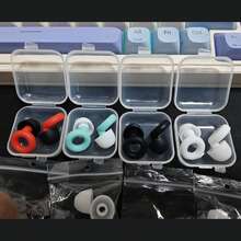 1pair Three Layers Of Silicone Earplugs Waterproof Noise Reduction - Multicolor - View 11