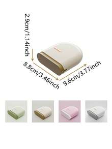 1pc Portable Invisalign & Denture Storage Case - Hypoallergenic Dental Aligner Holder Box With Multiple Compartments, Travel-Friendly Compact Design For Braces, Retainers & Ren's Orthodontic Appliances (No Battery Needed), Nonelectric Organizer - Multicolor - View 6