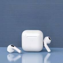 Auriculares inalámbricos TWS Pro-5 con Bluetooth Pro 4, auriculares intrauditivos para Android y teléfonos inteligentes InPods - Blanco - Ver 4