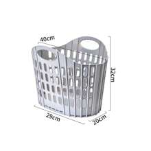 1pc Multifunctional Foldable Dirty Clothes Basket, Laundry Hamper With Handle, Wall-Mounted Storage Basket