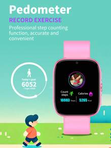 ERUN Montre connectée pour garçons/filles, écran tactile IPS de 1,54 pouces, mini caméra, lecteur de musique, montre de jeu, lampe de poche, narration, cadeau d'anniversaire, surprise de vacances, fournitures scolaires, fête des enfants