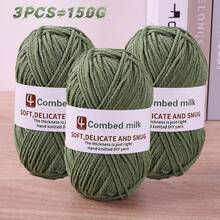 Boules de fil de 150g pour le DIY, le tricot, le crochet, la fabrication d'accessoires d'automne/hiver comme les écharpes, les chapeaux, les pulls, les chaussures, les vêtements et les artisanats faits main. 1 à 3 boules par 150g