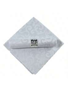 1 件花卉图案酒店桌布，宴会餐厅餐桌布