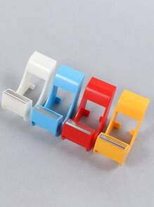1pc Small And Medium-Sized Convenient Hand-Pulled Cutter, Transparent Masking Tape Cutter And Sealer Back To School