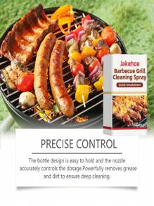 120ml Barbecue Grill Cleaning Spray, Portable Outdoor Grill Cleaner For Removing Oil And Stains, Oven And Stove Foam Cleaner