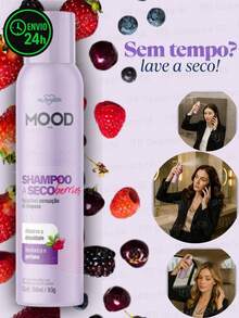 Dry Shampoo Berries Mood Care 150ml My Health Red Fruits Smell Of Bullet 7 Belo - Dusty Purple - View 2