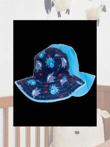 Baby Octopus Printed Reversible Hat