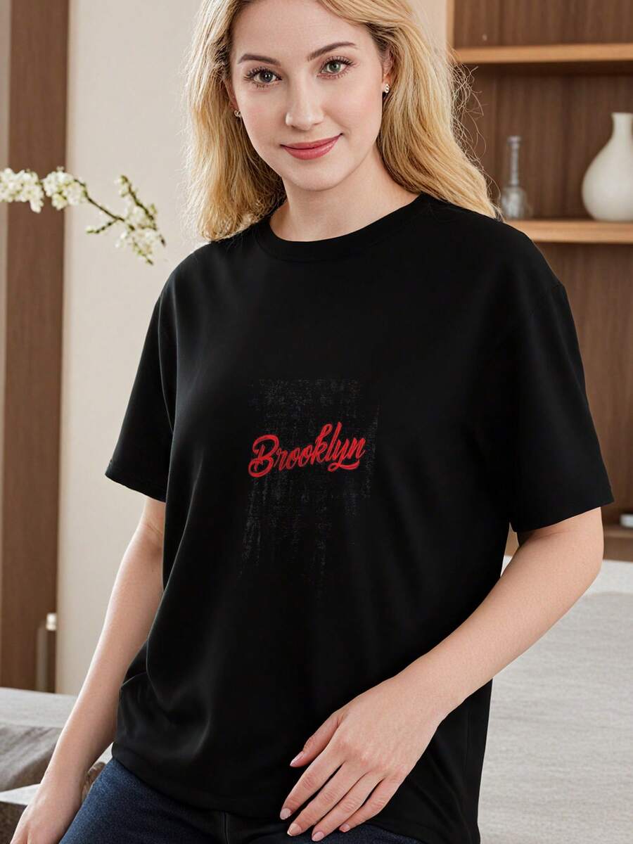 Brooklyn-Long-Sleeve-T-Shirt - Black - View 1