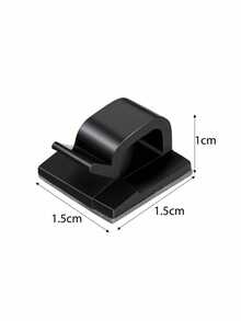 50pcs LDQ Outdoor Clear Plastic Hooks, Adhesive Wall-Mounted, Easy Installation For String Lights And Wire Lamps, Industrial Display Hooks, Polished Finish