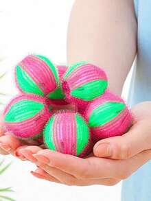 Bola de lavandería de nailon, anti-pelusa, recolector de pelusa para lavadora, quitapelo de gato, bolsa filtro quitapelo, quitapelo para el hogar - Multicolor - Ver 3