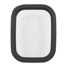 4 Pack Gray Plastic Durable Food Storage Containers (2 Count)