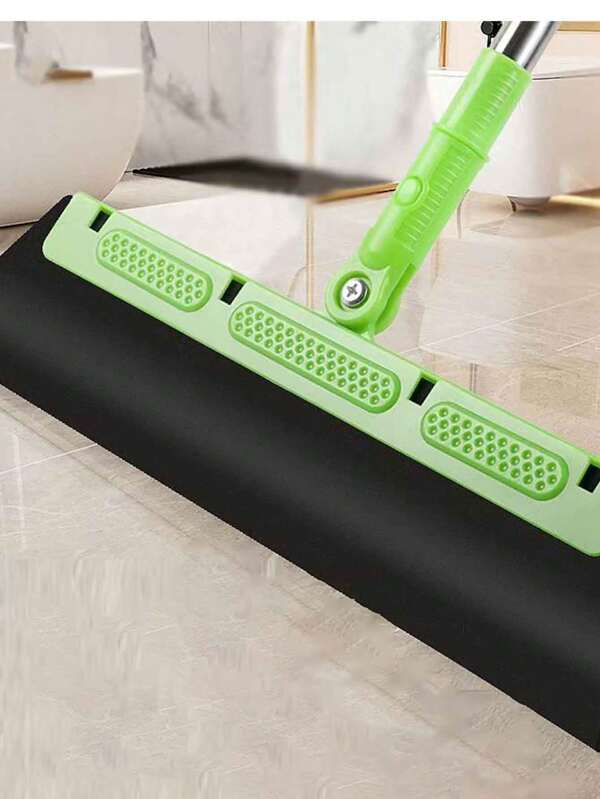 1/2 Pcs Magic Broom Bathroom Scraper Artifact Dust-Free Scraping Broom To Sweep Hair Non-Stick Easy To Sweep Water Scraping Glass Suitable For Daily Home Use
