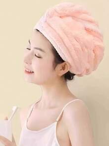 Zazumi Candy Bar Dry Hair Cap For Women New Thick Super Absorbent Quick-Drying Household Dry Hair Towel Shampoo Shower Cap Back To School Hair Bonnet Shower Towels For Beauty Salon, Hotel Sports,Home Essentials, Towel, Skin Care Hair Drying Towel Wrap - Multicolor - View 4