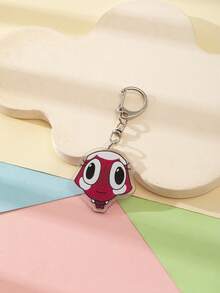 1 Pc Acrylic Cute Cartoon Cute Big Head Dandy'S World Purple Video Game Theme Keychain Pendant Backpack Ornament/Bag Accessories/School Bag Accessories/Purse Pendant/Friend's Gifts Car Accessories Bag Charm Backpack For School Goth Y2k - Multicolor - View 19