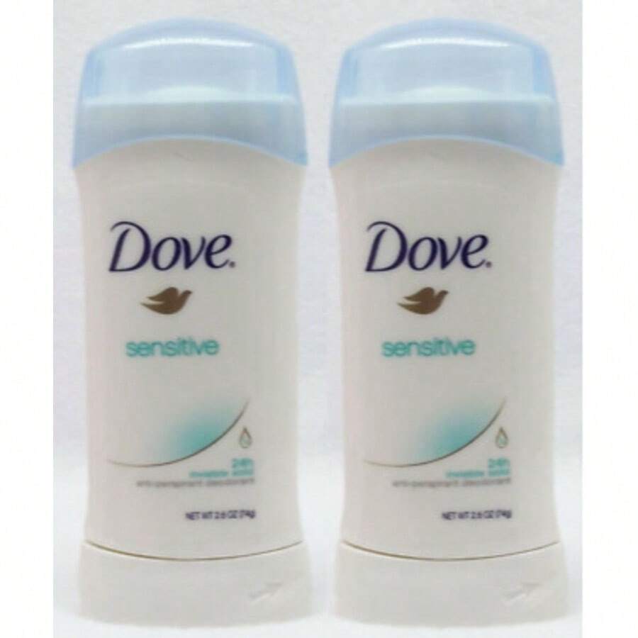 Dove Invisible Solid Antiperspirant Deodorant Stick For Women, Sensitive, For All Day Underarm Sweat & Odor Protection 2.6 Oz Pack Of 2 - Nhiều màu - Xem 1
