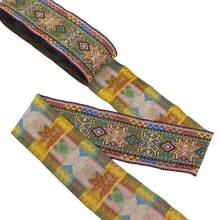 5cm Jacquard Ribbon Vintage Lace Trim Garment Bag Curtain Accessories Embroidered DIY Sewing Fabric