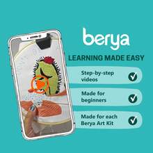 BERYA Embroidery Kit Including Embroidery Hoop,Color Threads And Embroidery Scissors For Beginners-Handmade Needlepoint Kits For Adults Kids - Cactus Barbed Light Green - View 5