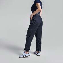 Adidas Originals Women's Casual Retro Pocket Cargo Pants, GD3071 - Black - View 5