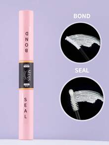1pc Eyelash Bonding And Seal Cluster Eyelash Glue 6ml Strong Bond Gentle Non-Irritating Waterproof Suitable For Single Eyelashes, Lasts For 72 Hours Clear Bond And Clear Seal For Eyelash Clusters DIY Home Eyelash Extension Glue Latex Free - trắng - Xem 4