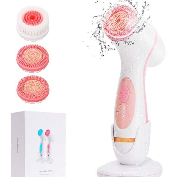 Popular Mini Electric Silicone Face Scrub Brush 500mAh Rechargeable Facial Cleanser For Home Body Care Pore Cleanser For Optimal Skin Health