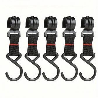 Removable Storage Hooks - 5 To 10pcs, Outdoor Camping Use, Multi-Purpose And Portable