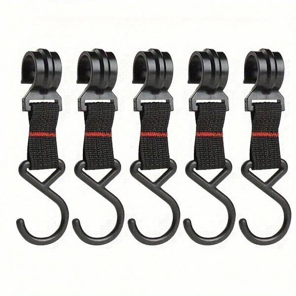 Removable Storage Hooks - 5 To 10pcs, Outdoor Camping Use, Multi-Purpose And Portable