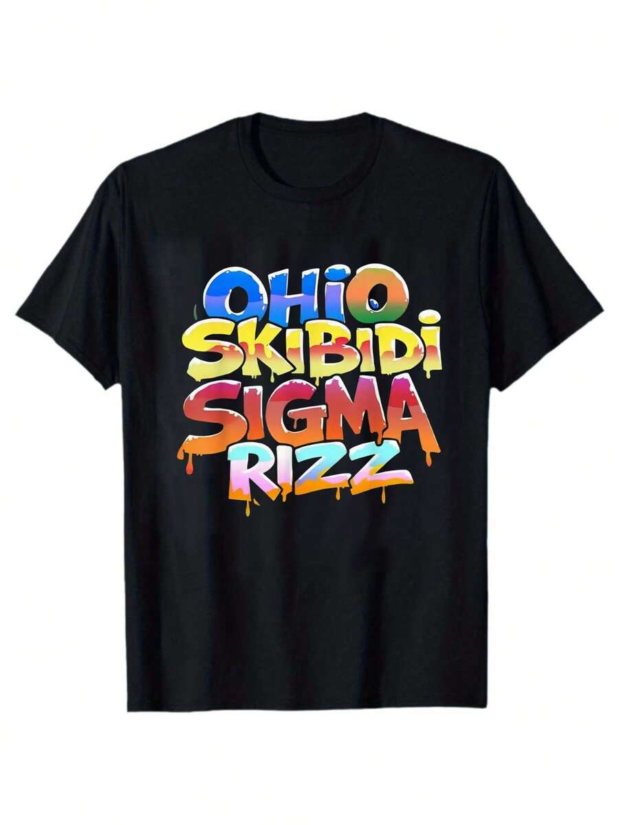 Ohio Skibidi Sigma Rizz Men T-Shirt - Black - View 1