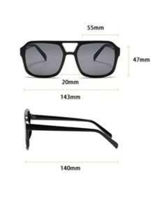 Set de 5 gafas de sol de colores multicolor, con estilo retro clásico, para el tiempo libre y vacaciones de verano, con un aspecto casual, elegante y preparado para la vuelta al colegio