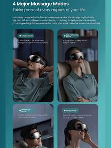 PHILIPS AirEase 360° Zonal Precise Eye Care Massage Eye Mask, 4 Main Massage Modes, Hollow Design For Comfortable Eye Experience - Multicolor - View 7