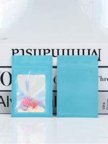 30 Túi tự hàn kín bằng tia laser màu chói lóa, Túi xương nhiều cửa sổ nhiều màu, Quà tặng trang sức Phụ kiện phần cứng Túi nhựa nhiều màu, Túi nhựa tự hàn kín, Túi xương nhiều màu trong suốt dày, Túi niêm phong lưu trữ, Túi đóng gói cọ trang điểm, Túi đóng gói quà tặng - Nhiều màu - Xem 23