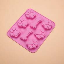 Silicone Molds With Puppy Dog Paw And Bone Shaped Reusable Non-Stick Ice Cube Trays & Flexible Candy Chocolate Molds For Homemade Dog Treats, Pudding, Jelly & Baking Biscuits - Multicolor - View 10