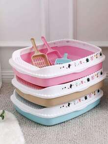 Arenero para Gatos Modelo 645 - Rosa - Ver 2