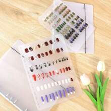 Nail Art Displayed Album With Refillable Pages For Storing Nail Samples And Designs