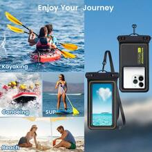 Floating Waterproof Phone Case And Lanyard, Universal Waterproof Phone Case, Compatible With IPhone 16 Pro Max/15 Pro/14/13/12/11, Samsungs S23/S22, With A Maximum Size Of 6.8 Inches And Approximately 17.2 Cm. Suitable For Swimming, Rowing, And Kayaking Adventures Purse Wallet For Outdoor Sport Summer Vacation Beach Travel Holiday Pool Beach Bag Waterproof Bag Sport Bag For Sports For Fitness For Exercise Travel Bag For Vacation For Women For Men Travel Essential Swimming Bag For Beach