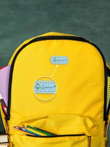 12pcs Personalized Name Stickers For Back To School, Embroidered Clothing Labels For School Uniforms, Customized For Clothes, Blankets, Backpacks, Waterproof Name Tags For Kindergarten And School, Back To School Supplies, Back To School And Graduation Gifts - Multicolor - View 6